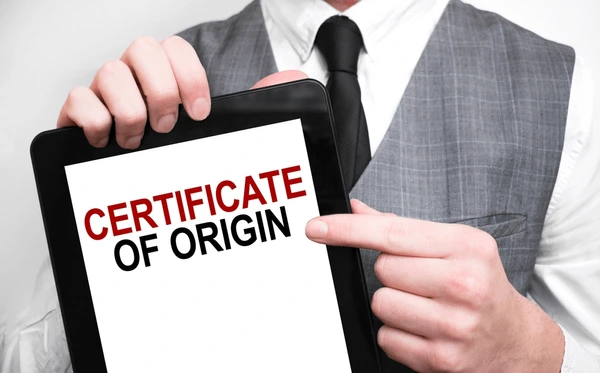 Certificate of Origin